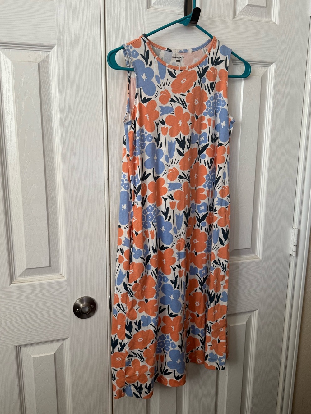 Marimekko Uniqlo kids size 13 floral tank dress